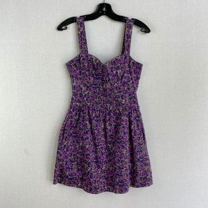 FREE PEOPLE Floral Bustier Mini Dress